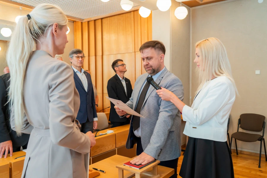 Prisiekė naujas Panevėžio miesto tarybos narys