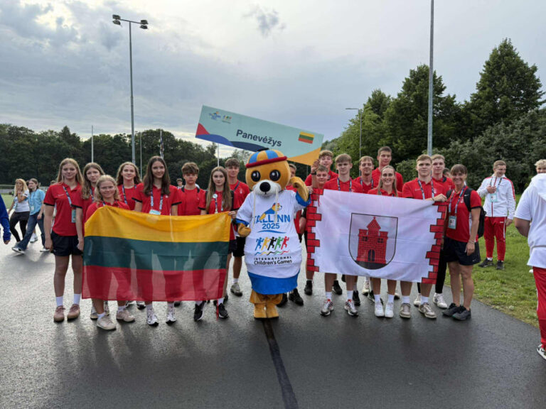 Panevėžio sportininkai Tarptautinėse vaikų žaidynėse iškovojo septynis medalius