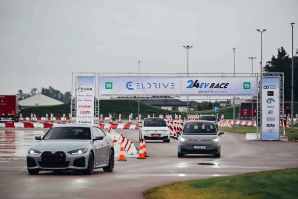 Panevėžyje finišavo Eldrive 24H elektromobilių lenktynės