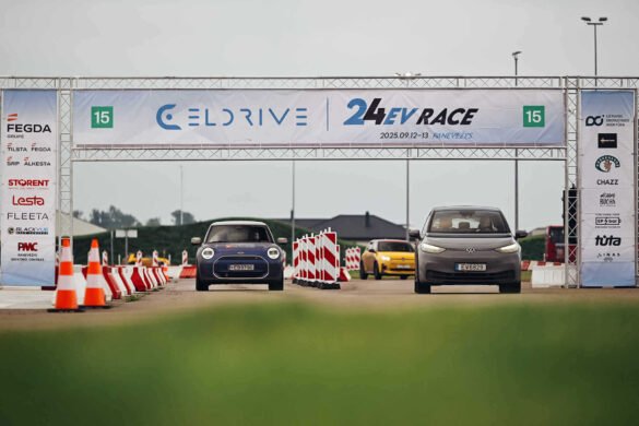 Panevėžyje finišavo Eldrive 24H elektromobilių lenktynės