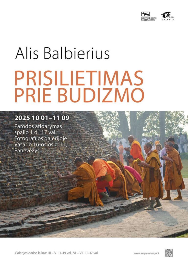 Alio Balbieriaus fotografijų paroda „Prisilietimas prie budizmo“