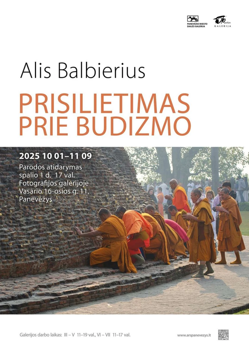 Alio Balbieriaus fotografijų paroda „Prisilietimas prie budizmo“