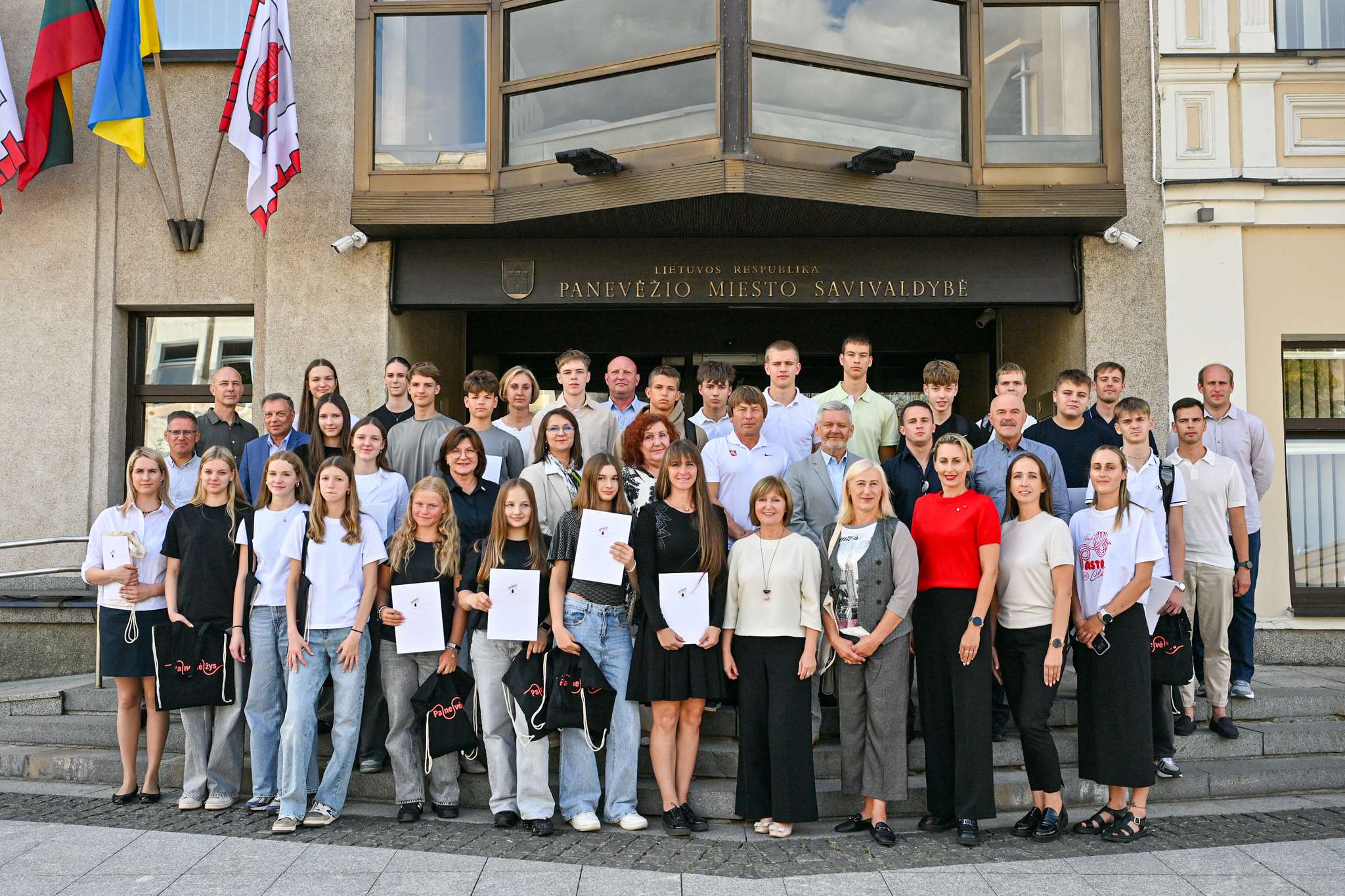 Pagerbti tarptautinėse varžybose pasižymėję Panevėžio sporto centro sportininkai