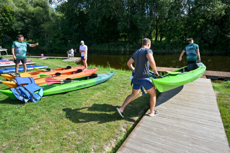 Panevėžyje atidaryta nauja irklavimo bazė – simbolinis projekto „Saugūs vandenyje“ finišas