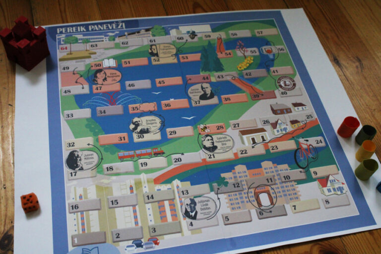 Elenos Mezginaitės biblioteka pristato žaidimą „Pereik Panevėžį“