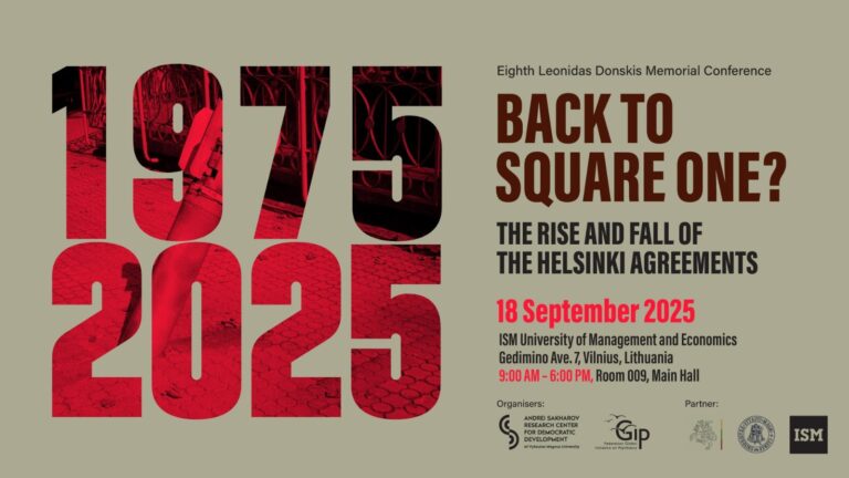 L. Donskio konferencijoje – dėmesys tarptautinės tvarkos ateičiai