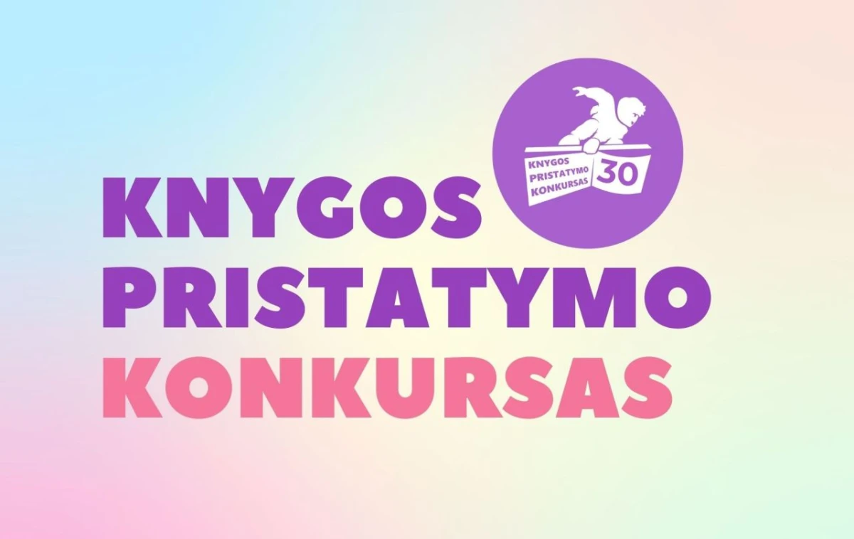 Startuoja jubiliejinis 30-asis Knygos pristatymo konkursas