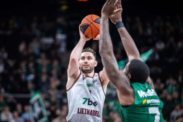 Panevėžio „Lietkabelis“ parklupdė čempionus: dramatiška pergalė Kaune prieš „Žalgirį“