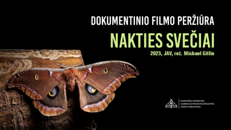 „Sengirės kino” seanse – naktinių drugių prasmė ir estetika