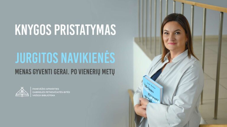 Knygoje – menas gyventi gerai