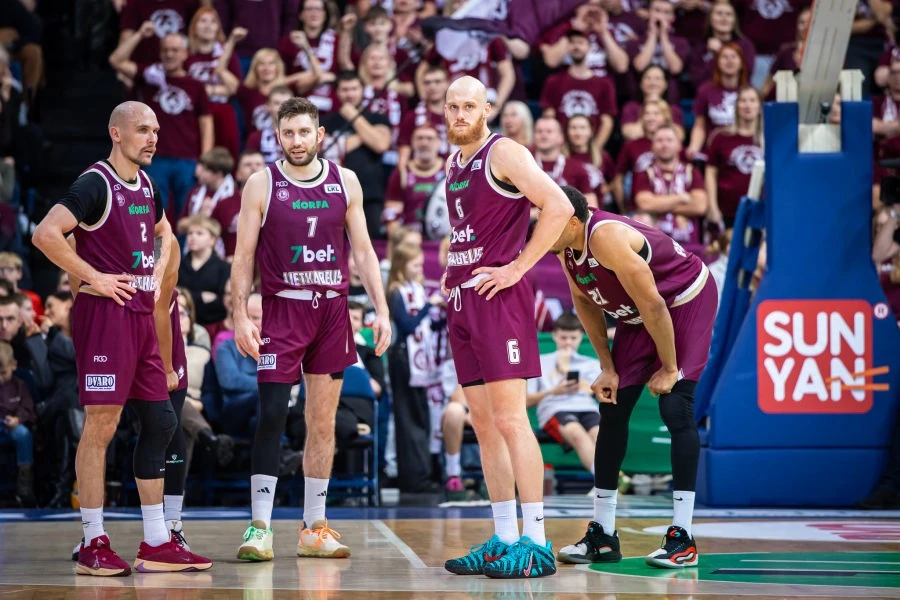 Kietas mūšis Panevėžyje: „Lietkabelis“ tik 77:81 nusileido Kauno „Žalgiriui“