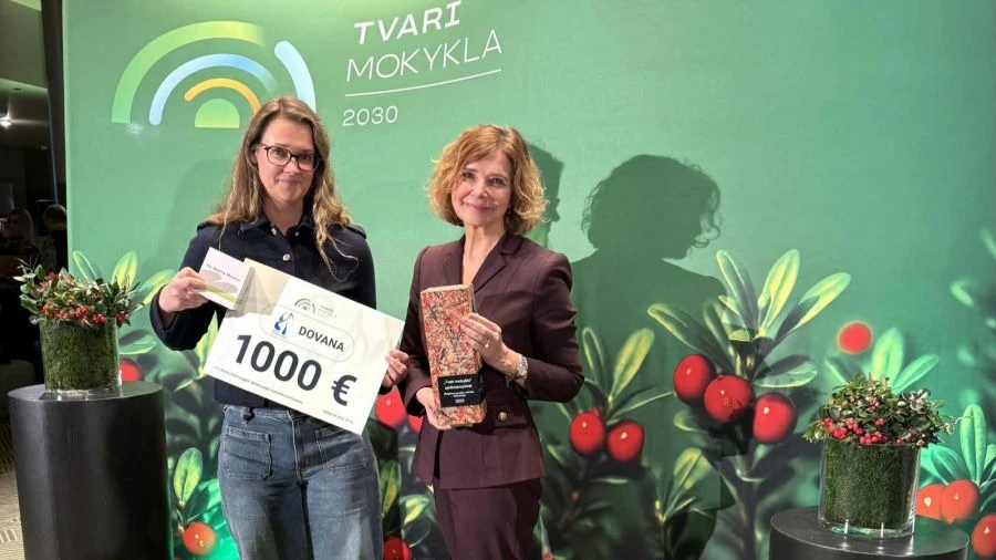 Panevėžio regioninio STEAM atviros prieigos centro mokiniai įvertinti „Tvari mokykla“ apdovanojimuose
