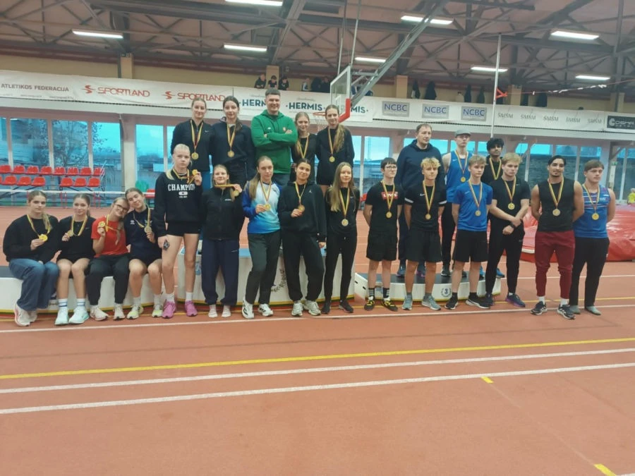 Iš sprinto varžybų Panevėžio sporto centro lengvaatlečiai parvežė sidabrą ir bronzą