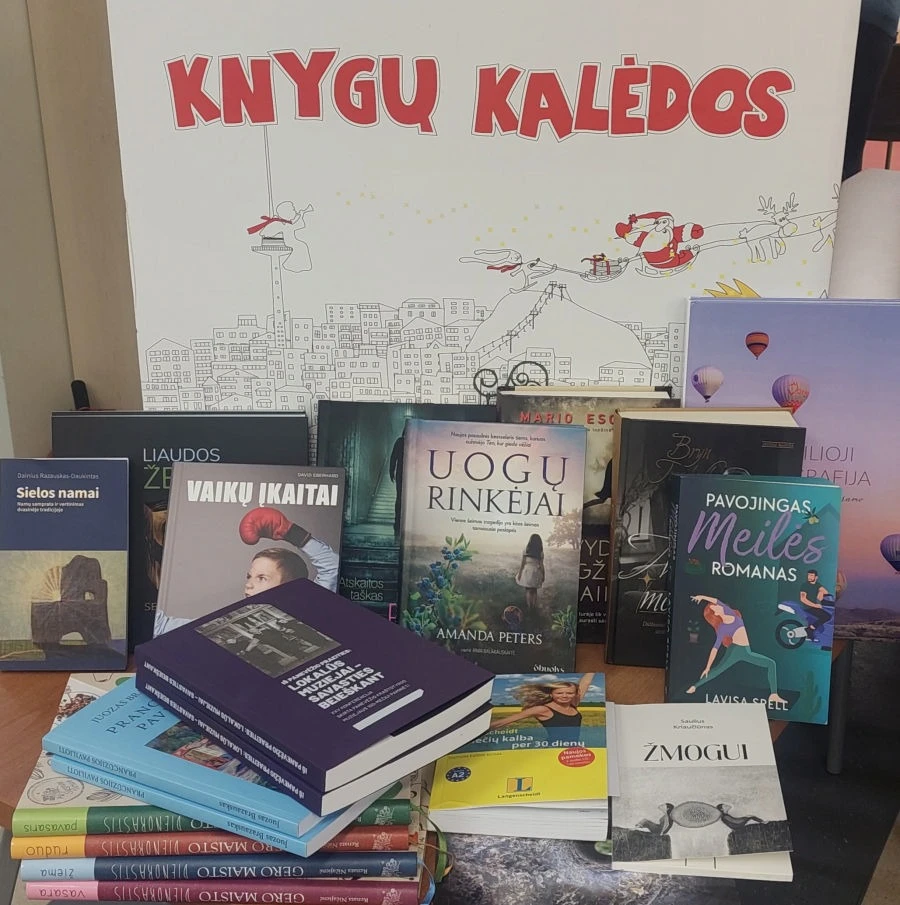 Panevėžio Elenos Mezginaitės viešajai bibliotekai akcijos metu padovanota per 100 leidinių