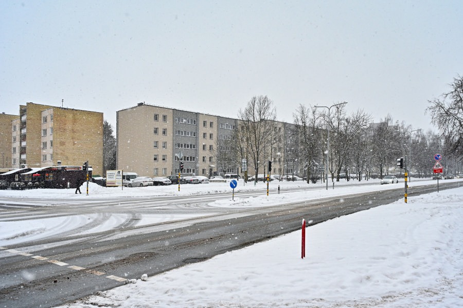 Dėl vandentiekio remonto darbų Nemuno gatvėje laikinai keisis eismo tvarka 1 Nemuno g.