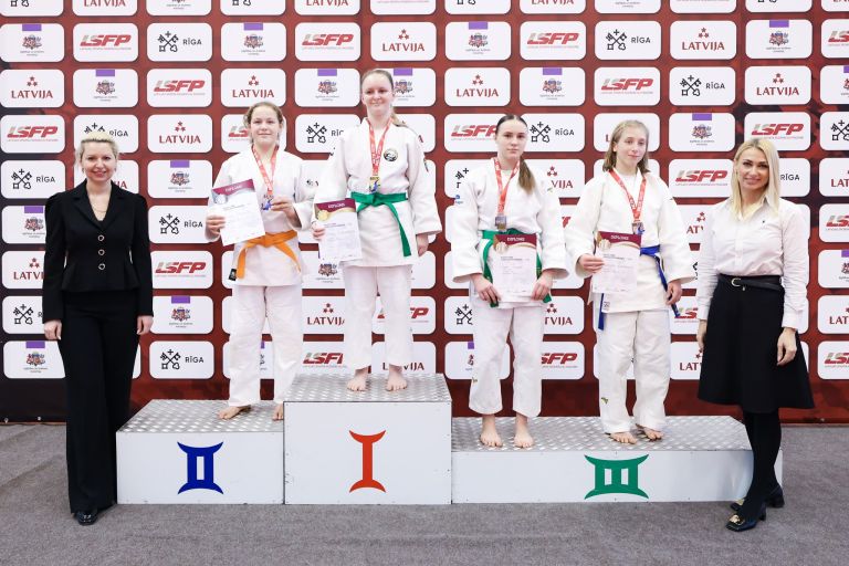 Dziudo imtynininkė A. Giršvaldaitė – Baltijos šalių čempionė 2 Adriana 1 vieta