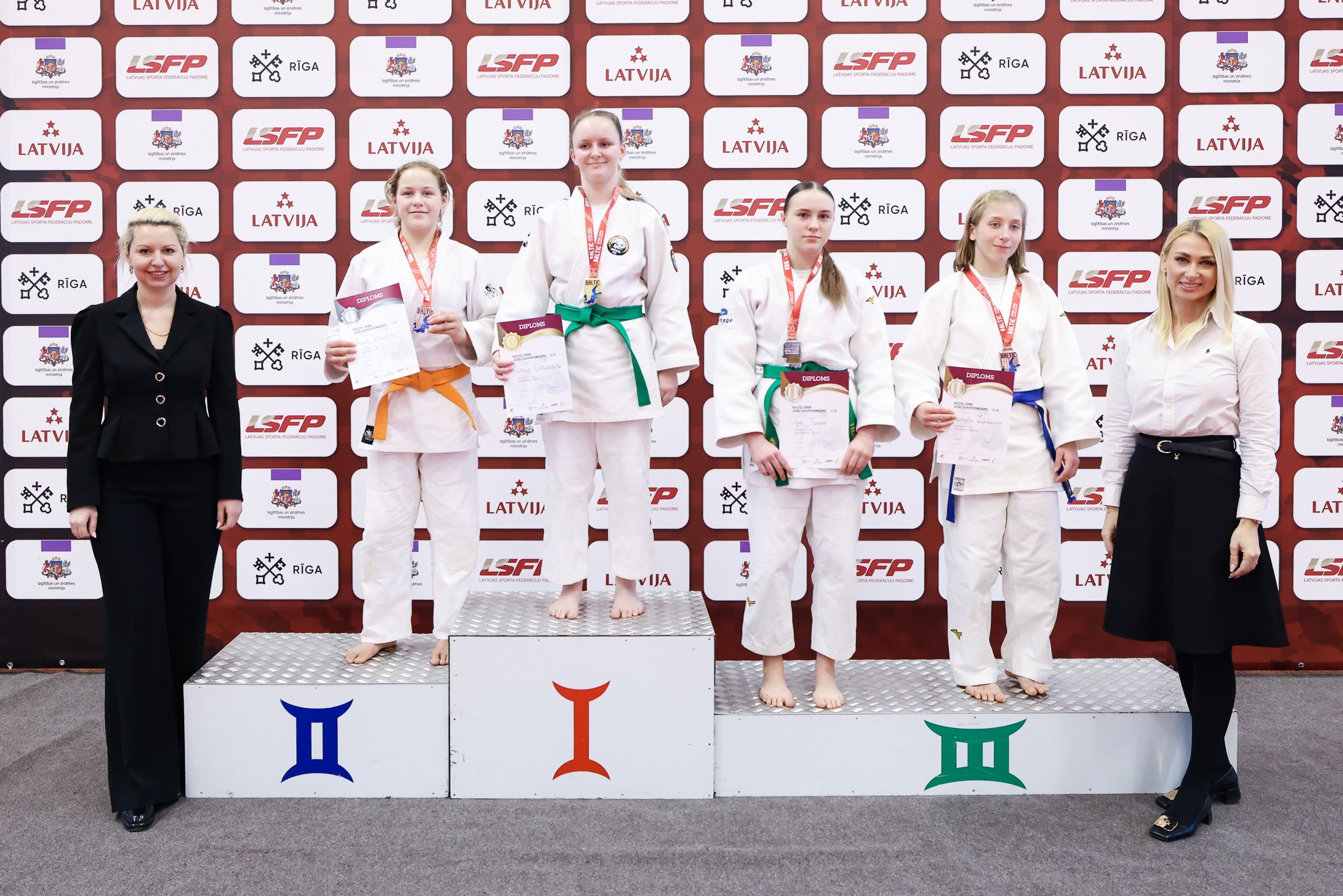 Dziudo imtynininkė A. Giršvaldaitė – Baltijos šalių čempionė 1 Adriana 1 vieta