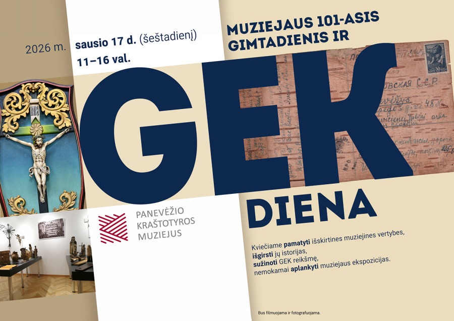 „GEK diena muziejuje“: Panevėžio kraštotyros muziejus švenčia gimtadienį ir atveria paslaptingas saugyklas 1 „GEK diena muziejuje“: Panevėžio kraštotyros muziejus švenčia gimtadienį ir atveria paslaptingas saugyklas - Paninfo.lt