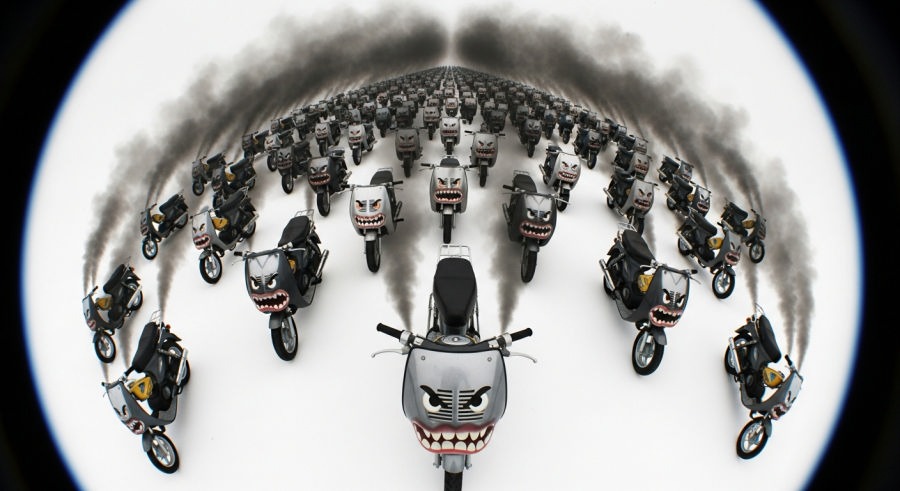 Pasaulio gelbėjimo operacija: Panevėžys įsteigia 200 metrų tyro oro rezervatą, į kurį neįleis dyzelinių mopedų 1 Mopedai