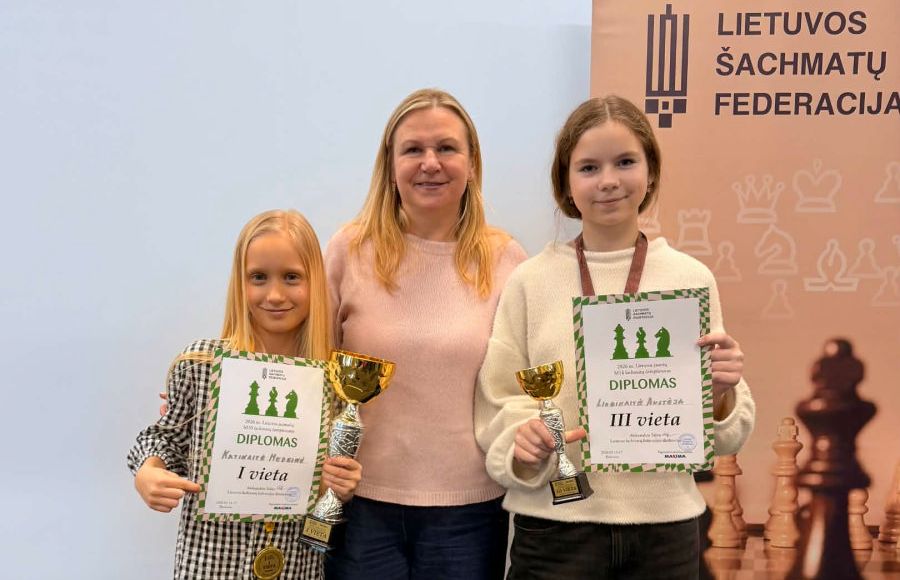 Panevėžio šachmatų triumfas Birštone: jaunoji M. Katinaitė iškovojo Lietuvos čempionės titulą - Paninfo.lt