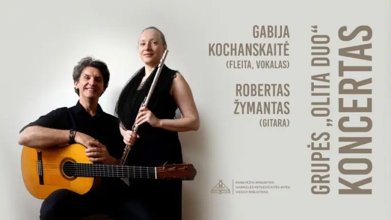 Bibliotekoje koncertuos grupė „Olita Duo“ - Paninfo.lt