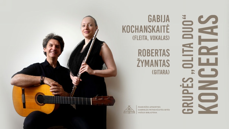 Bibliotekoje koncertuos grupė „Olita Duo“ - Paninfo.lt