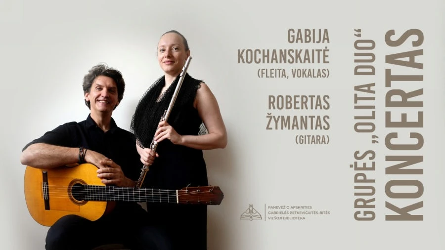Bibliotekoje koncertuos grupė „Olita Duo“