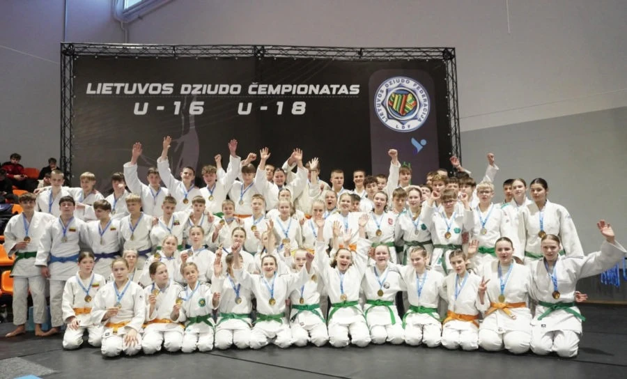 R.Sargūno sporto gimnazijos auklėtiniai – tarp stipriausių šalies dziudistų