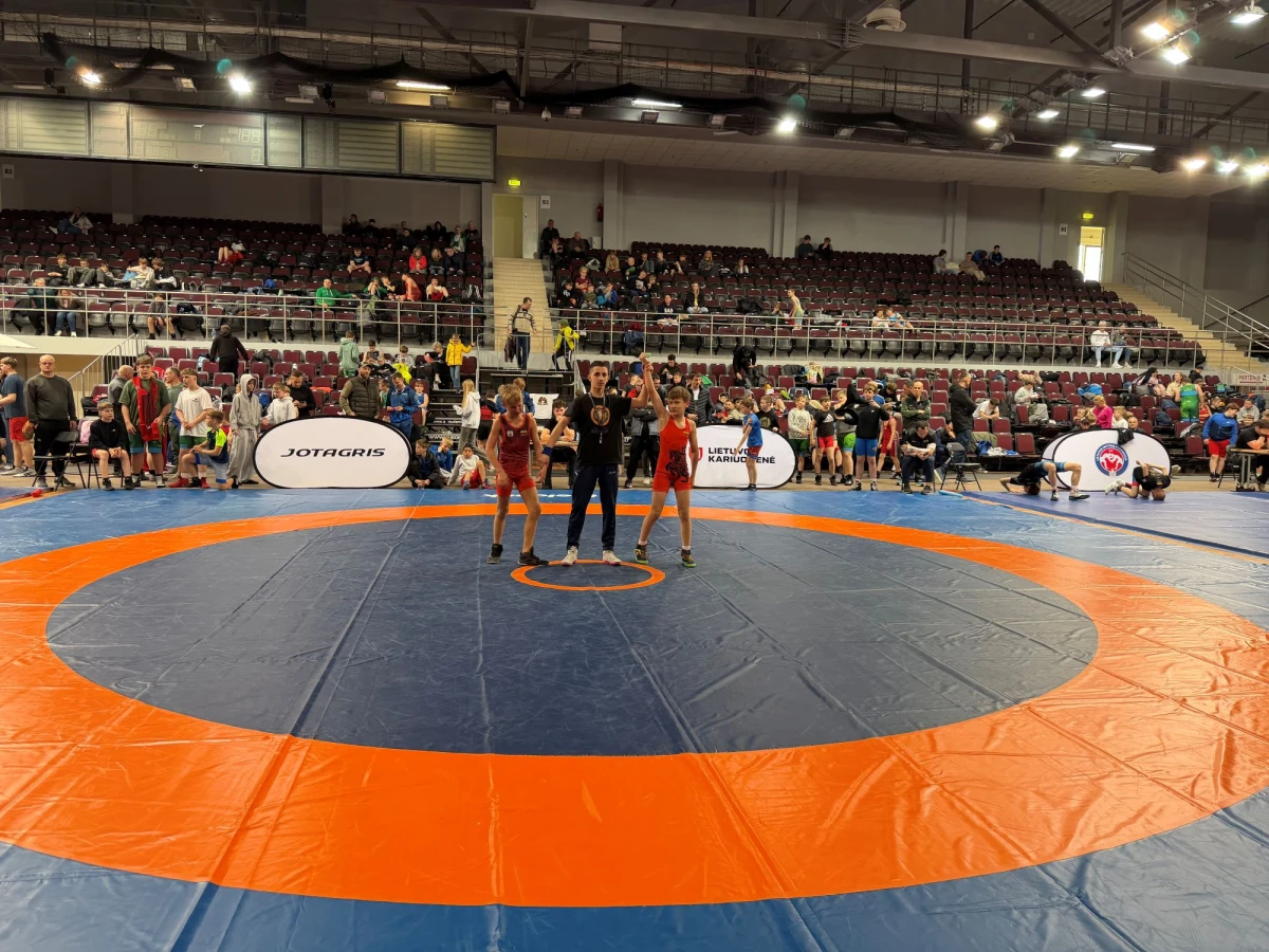 Panevėžio sporto centro imtynininkai sužibėjo Lietuvos U13 čempionate