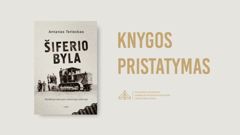 Bibliotekoje – šiferio bylos nagrinėjimas