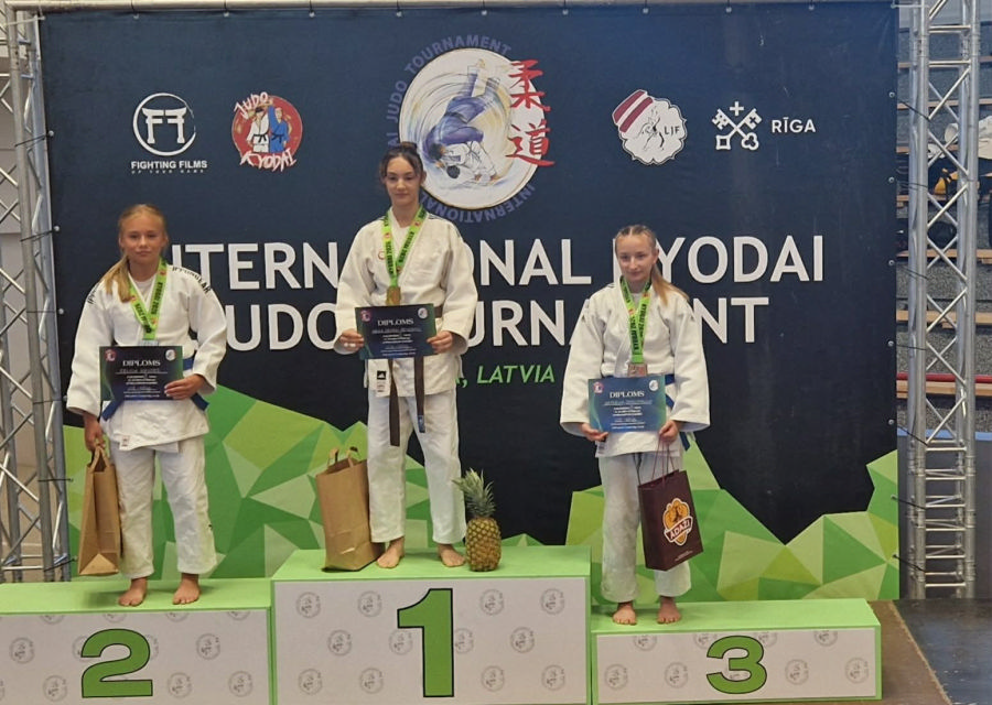Panevėžio Raimondo Sargūno sporto gimnazijos auklėtinei – bronza prestižiniame dziudo turnyre Rygoje