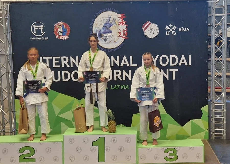 Panevėžio Raimondo Sargūno sporto gimnazijos auklėtinei – bronza prestižiniame dziudo turnyre Rygoje