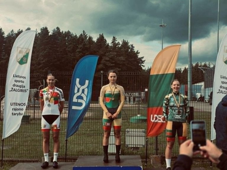 Dviračių sporto pirmenybėse Utenoje iškovoti medaliai