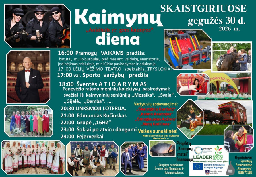 Skaistgiriuose vyks tradicinė „Kaimynų diena“