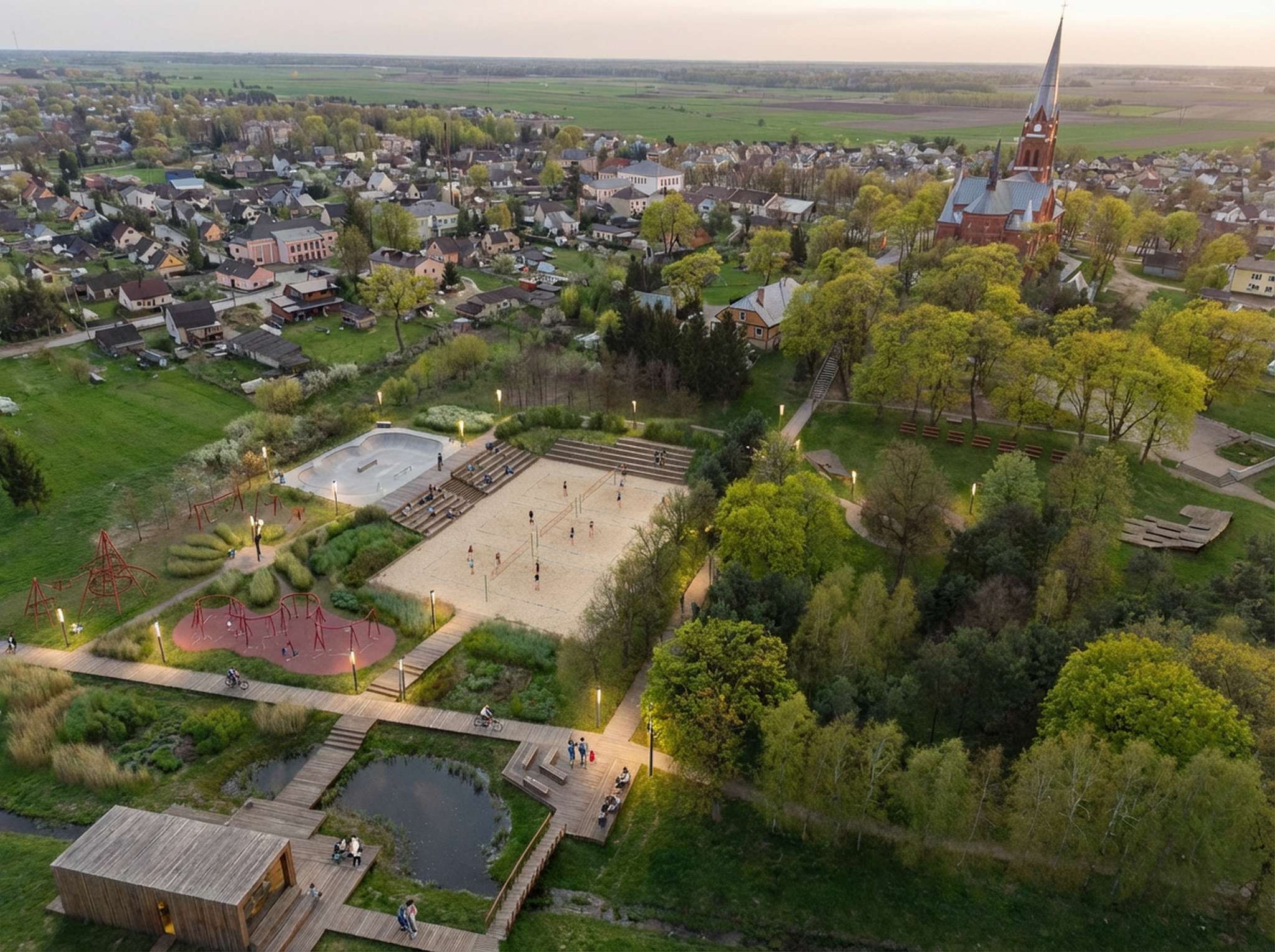 Ruošiamasi gaivinti Ramygalos parką: nuo ramios poilsio erdvės iki aktyvių zonų jaunimui