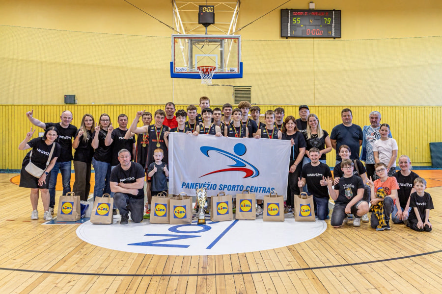 Panevėžio sporto centro krepšininkai – MKL U15 čempionai
