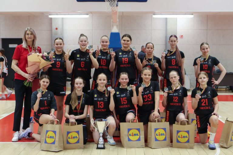 Panevėžio sporto centro U13 krepšininkės – Lietuvos MKL vicečempionės