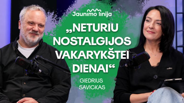 Giedrius Savickas: „Aš buvau pats drąsiausias vaikas, nes mokėjau pasakyti, kad bijau“
