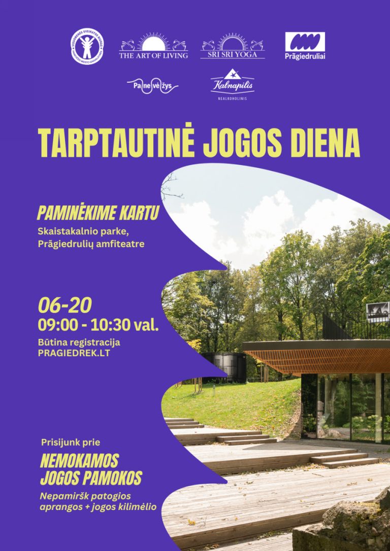 Panevėžiečiai kviečiami paminėti Tarptautinę jogos dieną Panevėžiečiai kviečiami paminėti Tarptautinę jogos dieną
