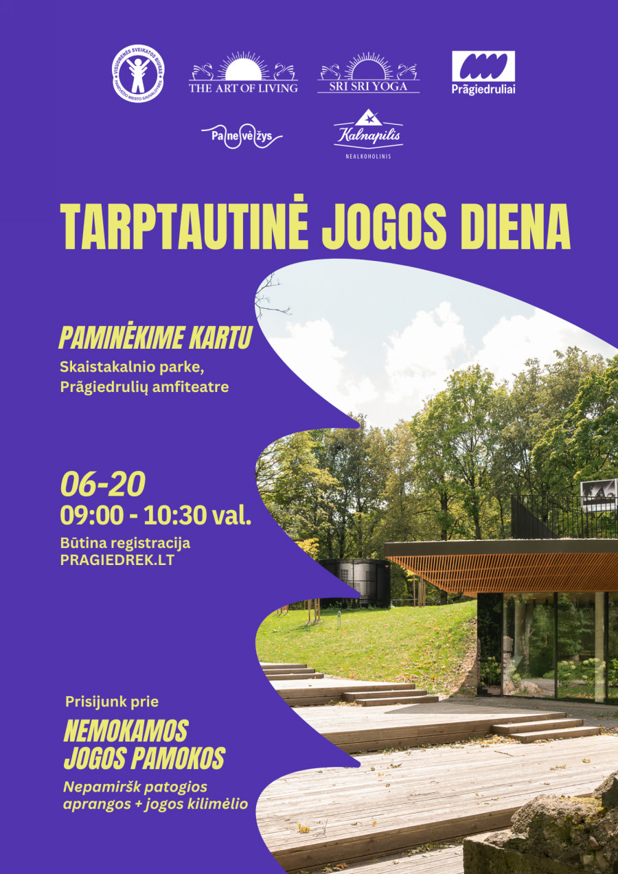 Panevėžiečiai kviečiami paminėti Tarptautinę jogos dieną Panevėžiečiai kviečiami paminėti Tarptautinę jogos dieną