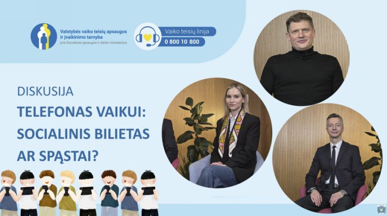 Telefonas vaikui: socialinis bilietas ar spąstai? Specialistai paaiškino, kur slypi didžiausios rizikos