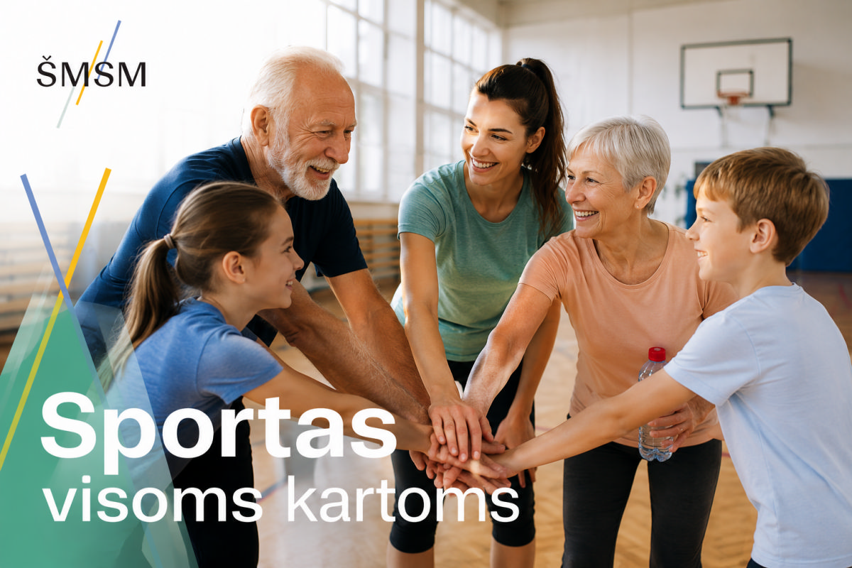 Pradedamas įgyvendinti projektas „Sportas visoms kartoms“