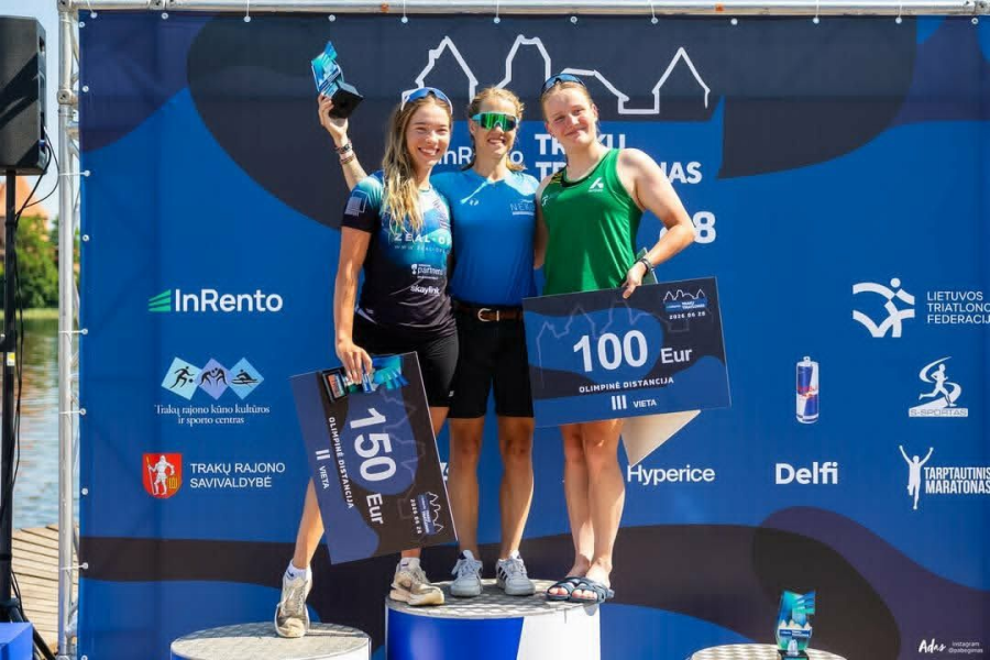 Panevėžio Raimundo Sargūno sporto gimnazijos auklėtiniai skynė medalius šalies triatlono čempionate