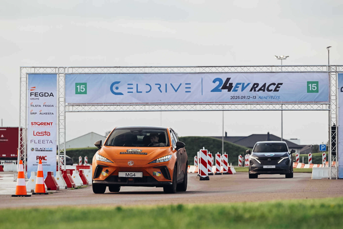 24H elektromobilių lenktynės vėl vyks Panevėžyje