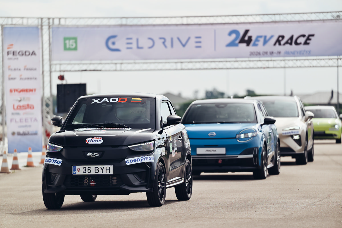 Startavo Eldrive 24H elektromobilių lenktynės Startavo Eldrive 24H elektromobilių lenktynės