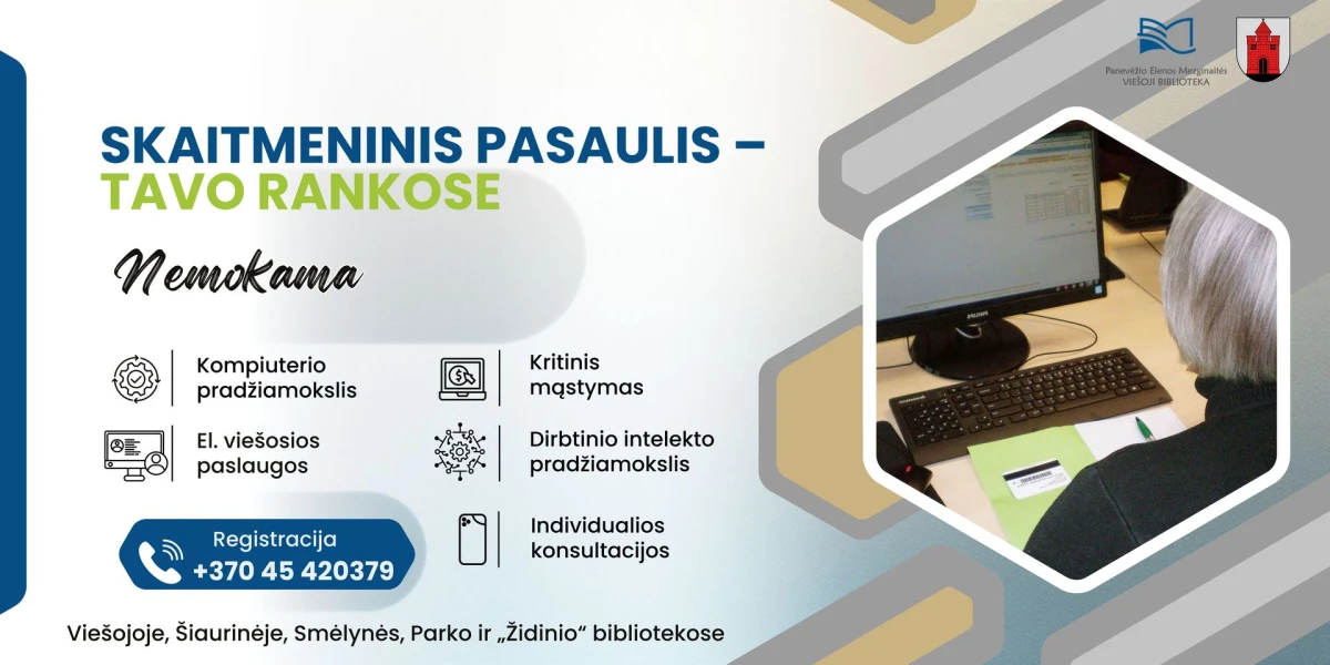 Skaitmeniniai įgūdžiai – daugiau galimybių kasdien