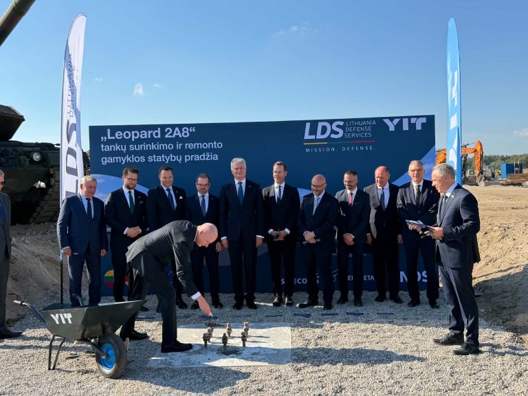 Istorinis žingsnis Lietuvos gynybos pramonei: pradėta „Leopard 2A8“ tankų surinkimo ir remonto gamyklos statyba Istorinis žingsnis Lietuvos gynybos pramonei: pradėta „Leopard 2A8“ tankų surinkimo ir remonto gamyklos statyba